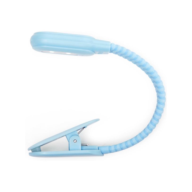 612615101333-Kikkerland - Liseuse - LED COB light - système de fixation avec pince - 2 modes - bleu cla-P_405244566_1-0