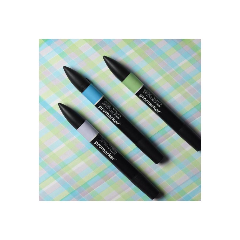 884955097212-WINSOR & NEWTON - ProMarker tons pastel 1 - marqueur double pointe - bleu polaire vert prairie lavande - encre à base de colo-P_405244934_5-1