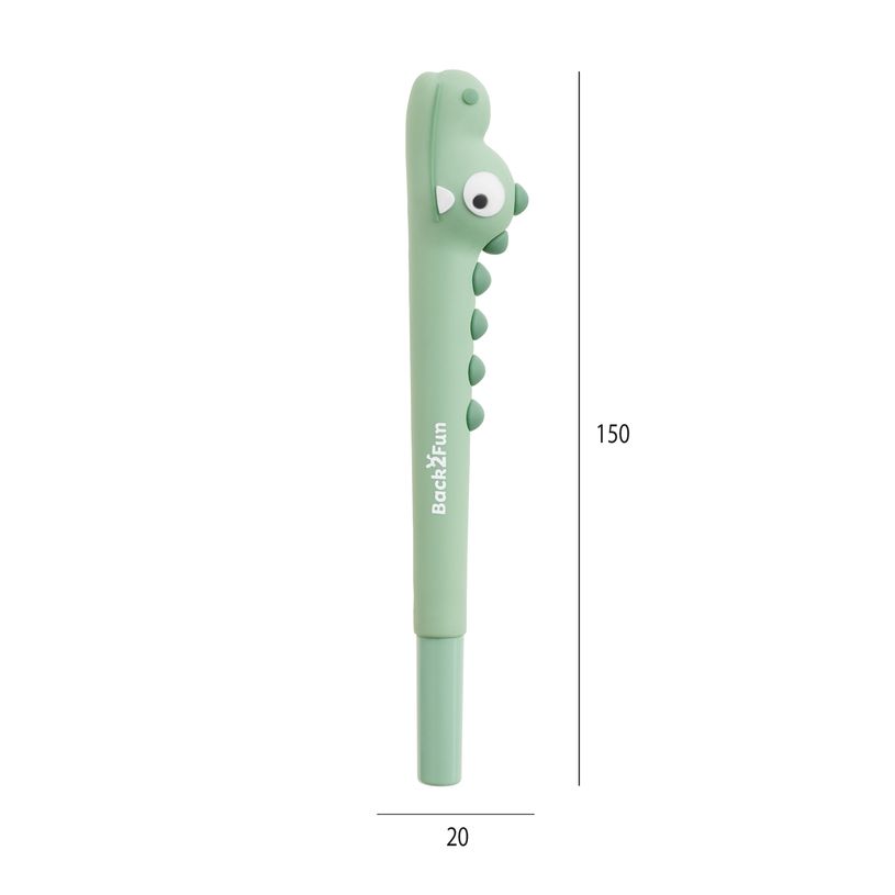 8422593119921-Un crocodile dans la trousse  Stylo fantaisie crocodile vert pour motiver les enfants à écrire -  Bac--2