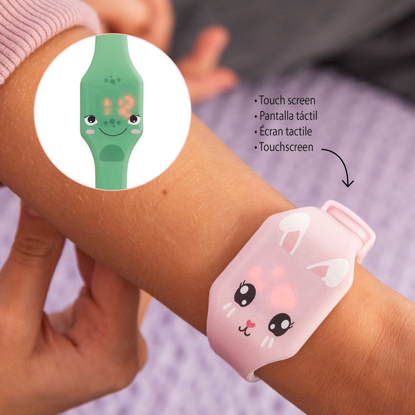 8422593132876-Back2Fun -  montre digitale tactile en silicone -  modèle grenouille -  l’heure au bout des doigts --5