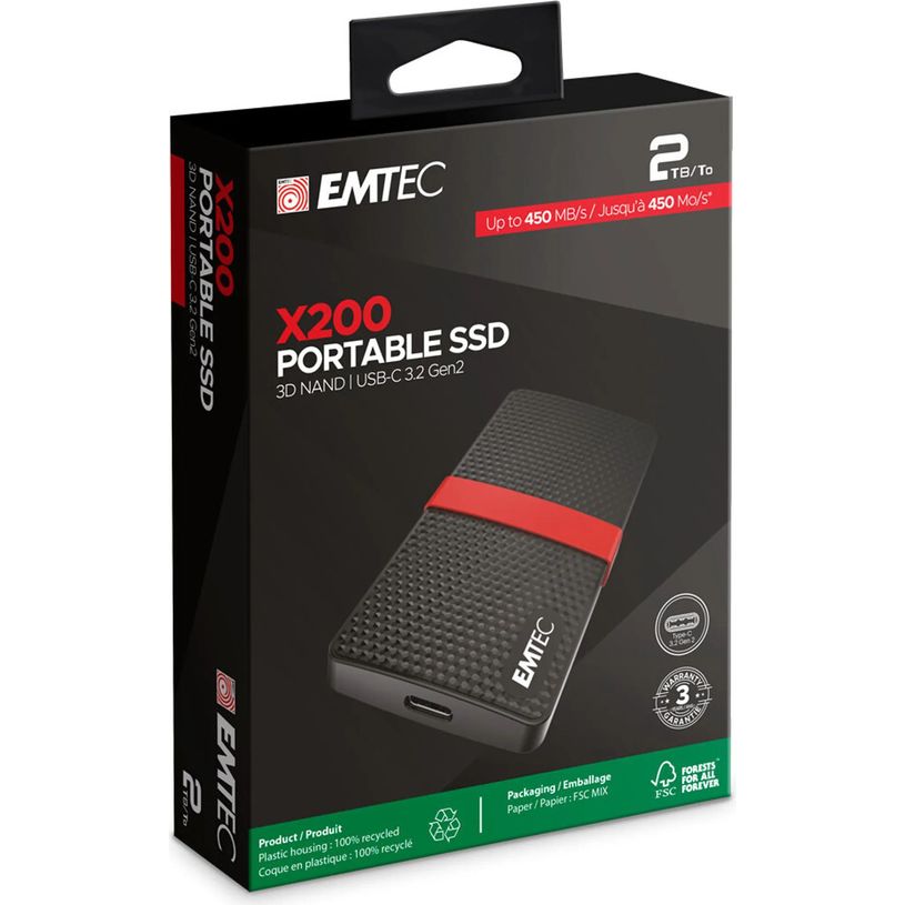 3126170173690-Emtec X200 - Disque dur SSD - 2 To - USB Typ-C - 3.2 Gen 1 (3.1 Gen 1)--1