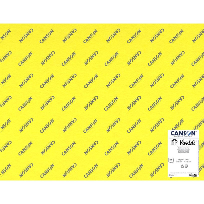 3148950106049-Canson Iris Vivaldi - Feuilles - 500 x 650 mm - 120 feuilles - variée - 185 g/m² - papier--0