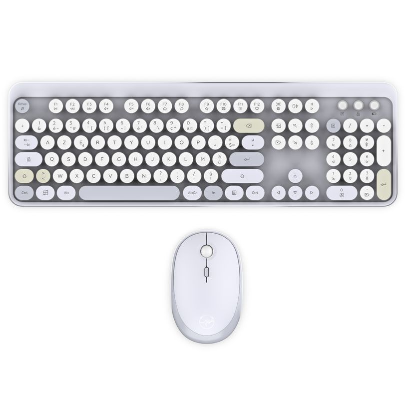 3700527314266-Mobility Lab - Clavier + souris sans fil PURE - gris--1