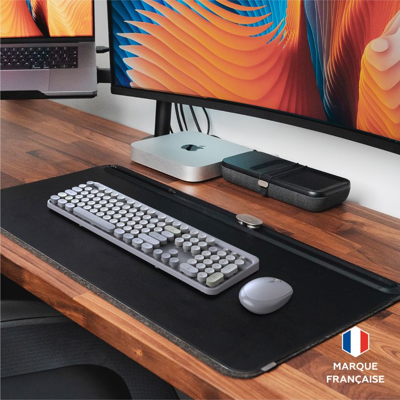 3700527314266-Mobility Lab - Clavier + souris sans fil PURE - gris--4