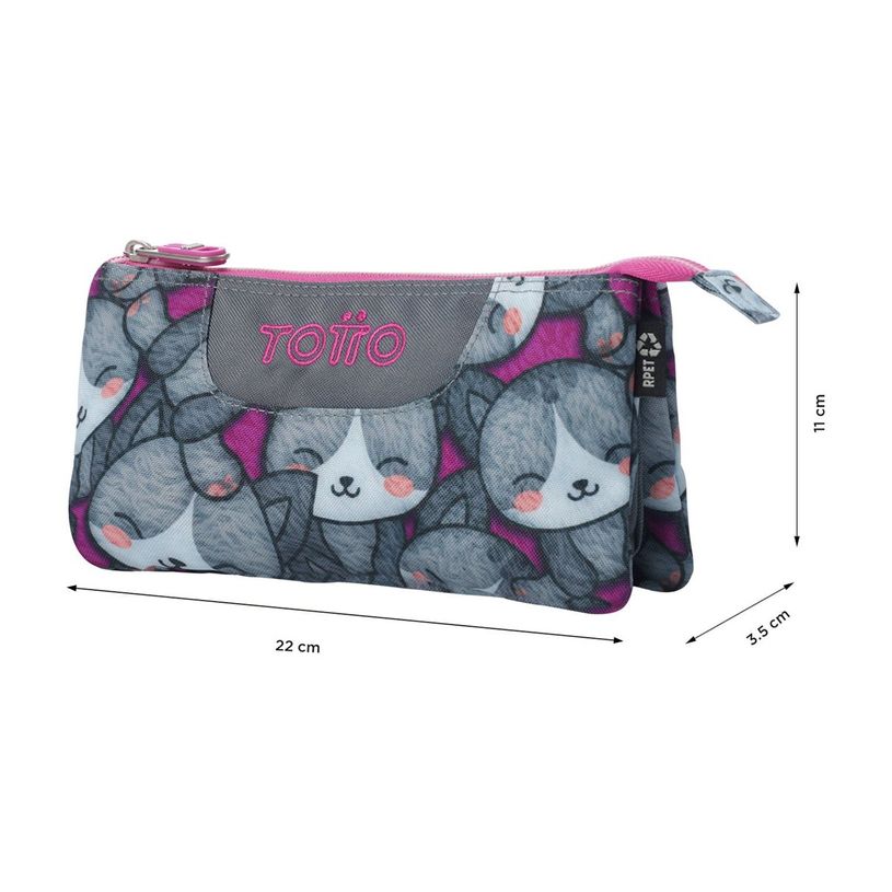 7704758117821-Totto - Trousse - polyester - Kitten Rose-P_405245246_1-3