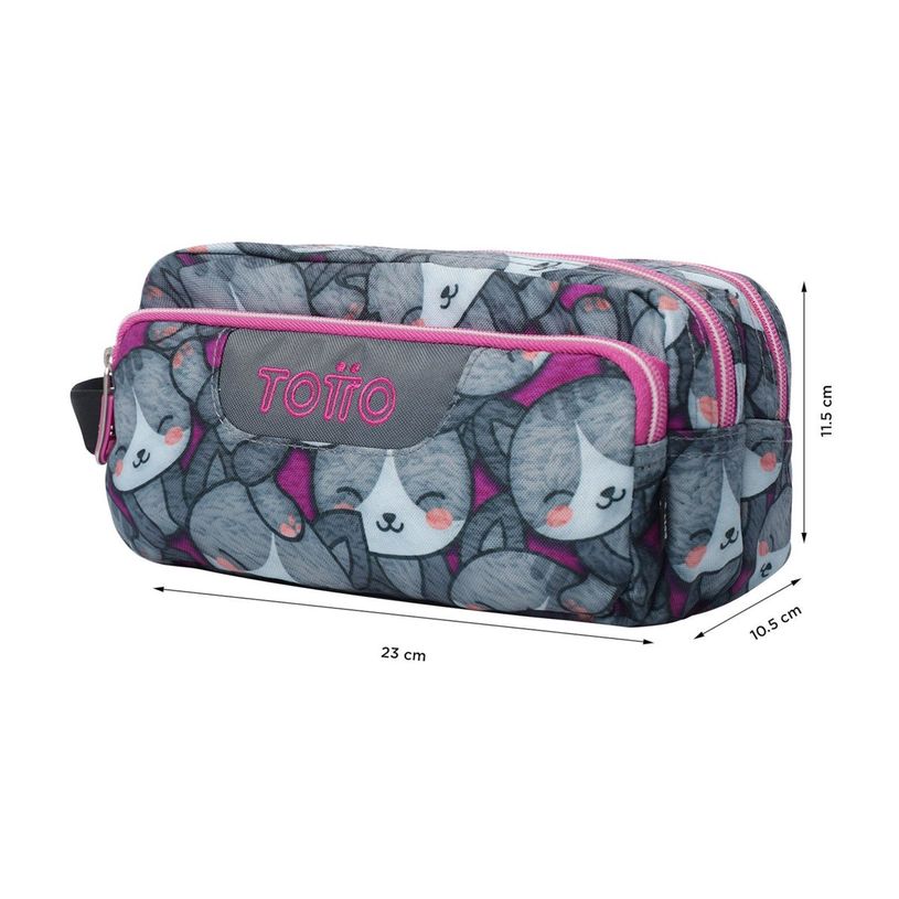 7704758117647-Totto Agapec - Trousse - polyester - Kitten Rose-P_405245285_5-1