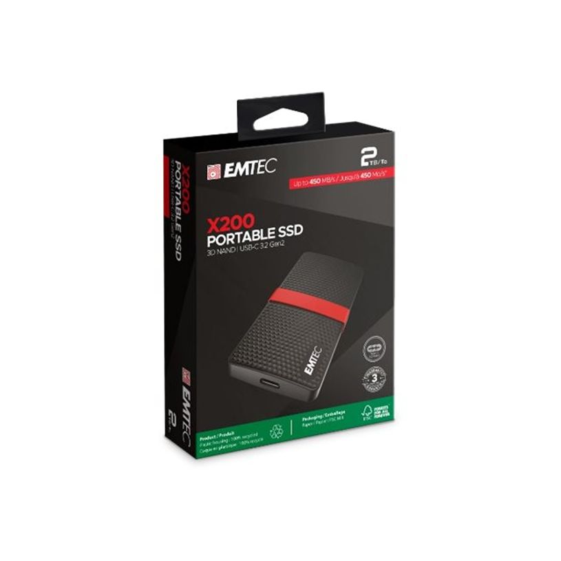 3126170173690-Emtec X200 - Disque dur SSD - 2 To - USB Typ-C - 3.2 Gen 1 (3.1 Gen 1)-P_405245565_1-4