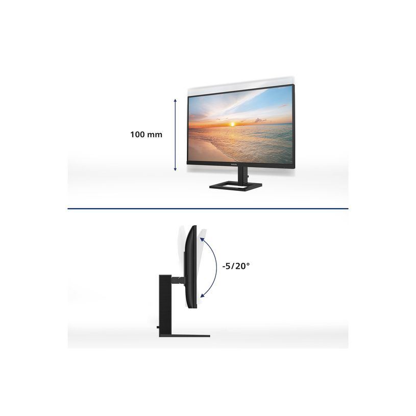 8712581804268-Philips 24E1N1300AE - Écran LED  24"  - 1920 x 1080 Full HD - noir texturé-P_405245604_22-14