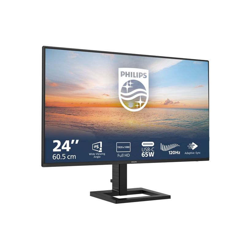 8712581804268-Philips 24E1N1300AE - Écran LED  24"  - 1920 x 1080 Full HD - noir texturé-P_405245604_23-12