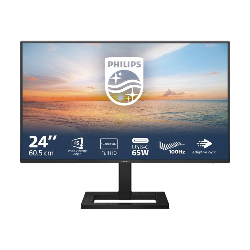8712581804268-Philips 24E1N1300AE - Écran LED  24"  - 1920 x 1080 Full HD - noir texturé-P_405245604_3-1