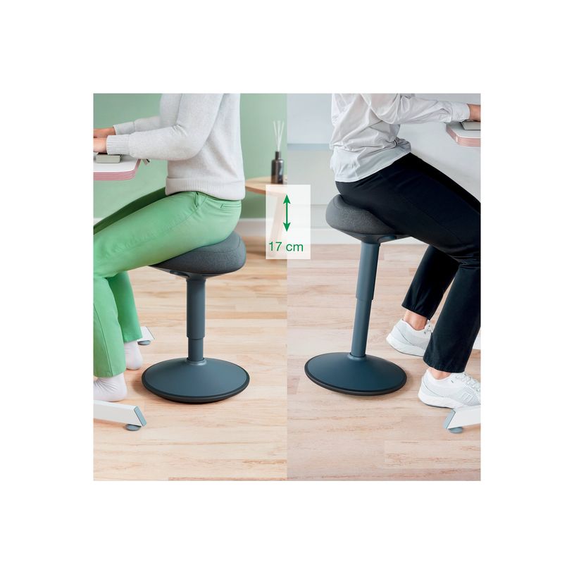 4002432138418-Leitz Ergo - Tabouret ergonomique assis - 47 - 64 cm- Gris foncé-P_405245713_5-7