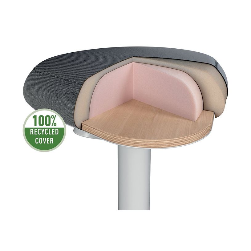 4002432138425-Leitz Ergo - Tabouret ergonomique - 57-82 cm - Gris clair-P_405245714_9-3