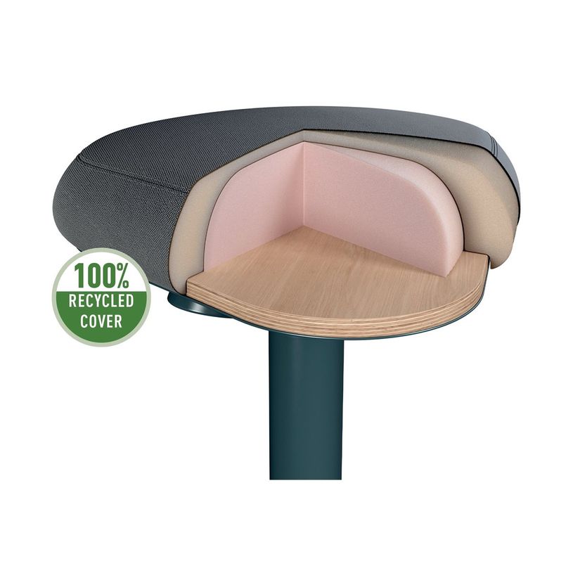 4002432138432-Leitz Ergo - Tabouret ergonomique - 57-82 cm - Gris foncé-P_405245715_7-4