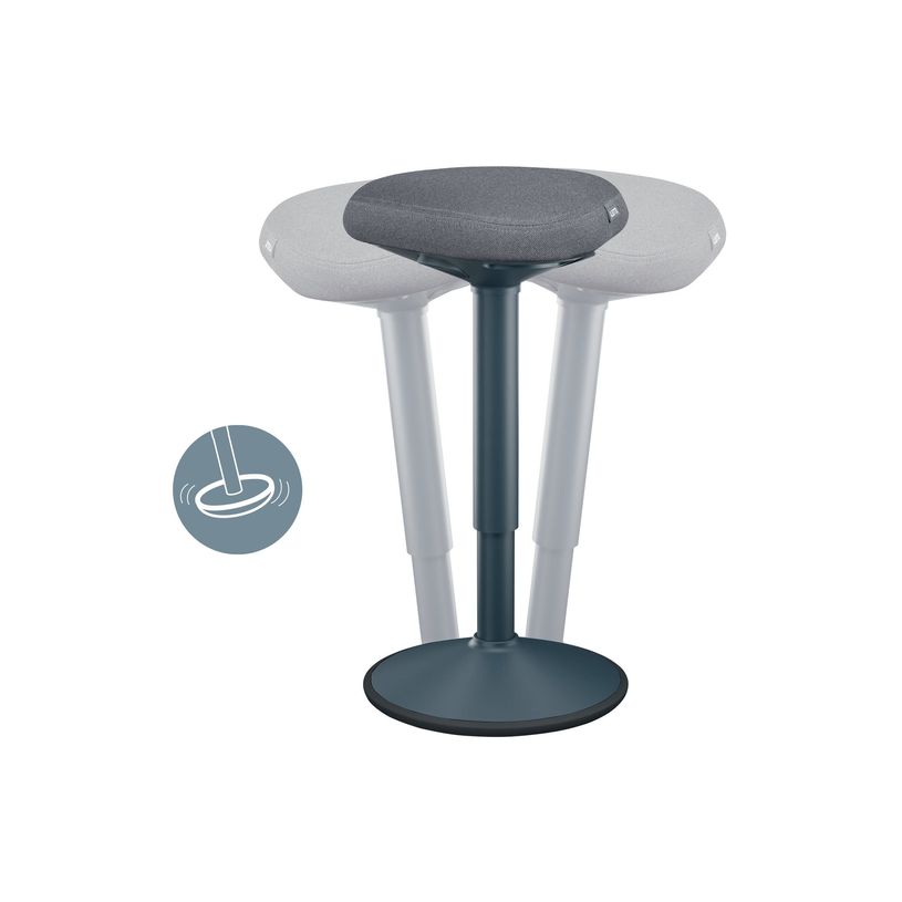 4002432138432-Leitz Ergo - Tabouret ergonomique - 57-82 cm - Gris foncé-P_405245715_8-1