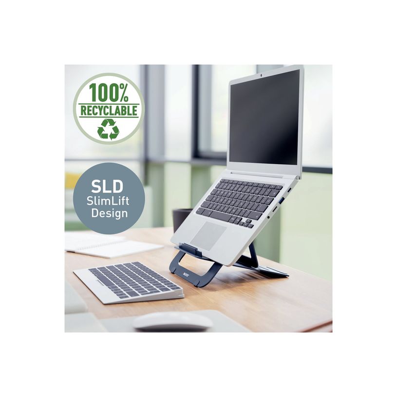 4002432138333-Leitz Ergo - Support pour ordinateur portable - adjustable, multi-angle, aluminum - 10" - -P_405245716_3-5