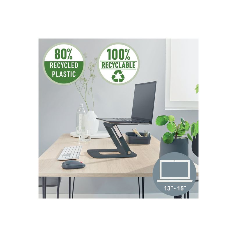 4002432138340-Leitz Ergo - Support pour ordinateur portable - adjustable, multi-angle, aluminum - 13" --P_405245718_3-10