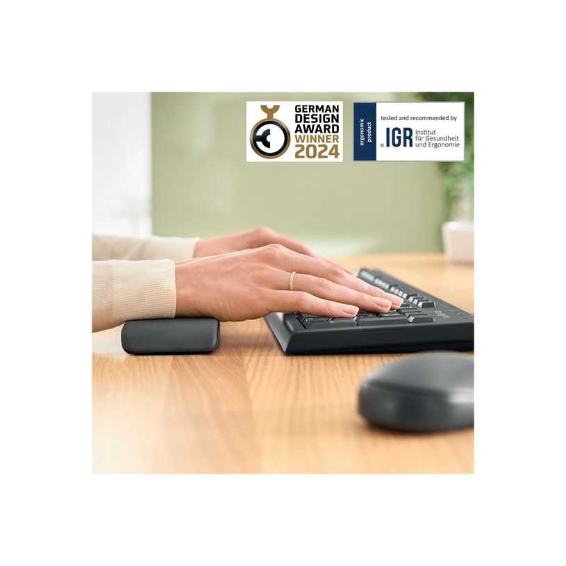 4002432134861-Leitz Ergo - Repose-poignets ajustable pour clavier - Gris foncé-P_405245733_3-4