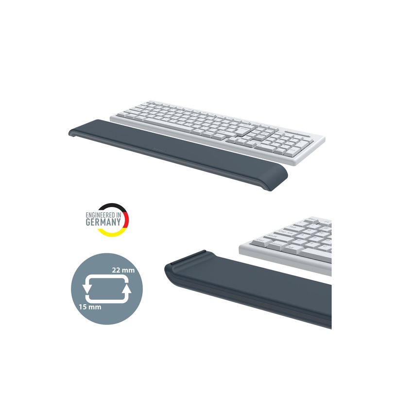 4002432134861-Leitz Ergo - Repose-poignets ajustable pour clavier - Gris foncé-P_405245733_4-0