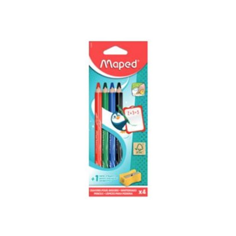 3154148338000-Maped Classic - Crayon - pour tableau (pack de 4)-P_405245844_1-0