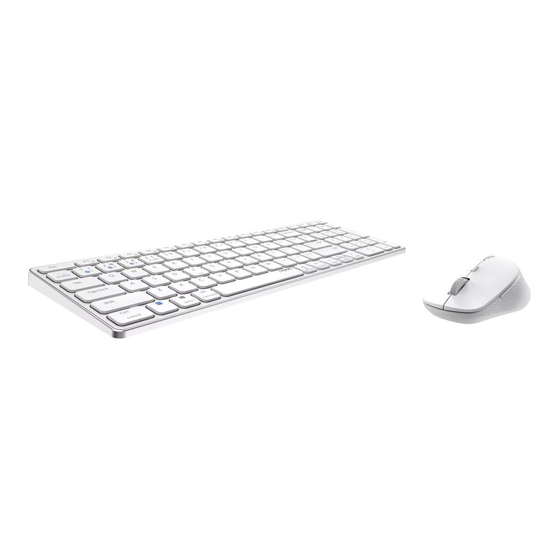 6940056142979-Rapoo 9700M - Ensemble clavier et souris sans fil - Bluetooth - QWERTY - blanc-P_405245857_3-1