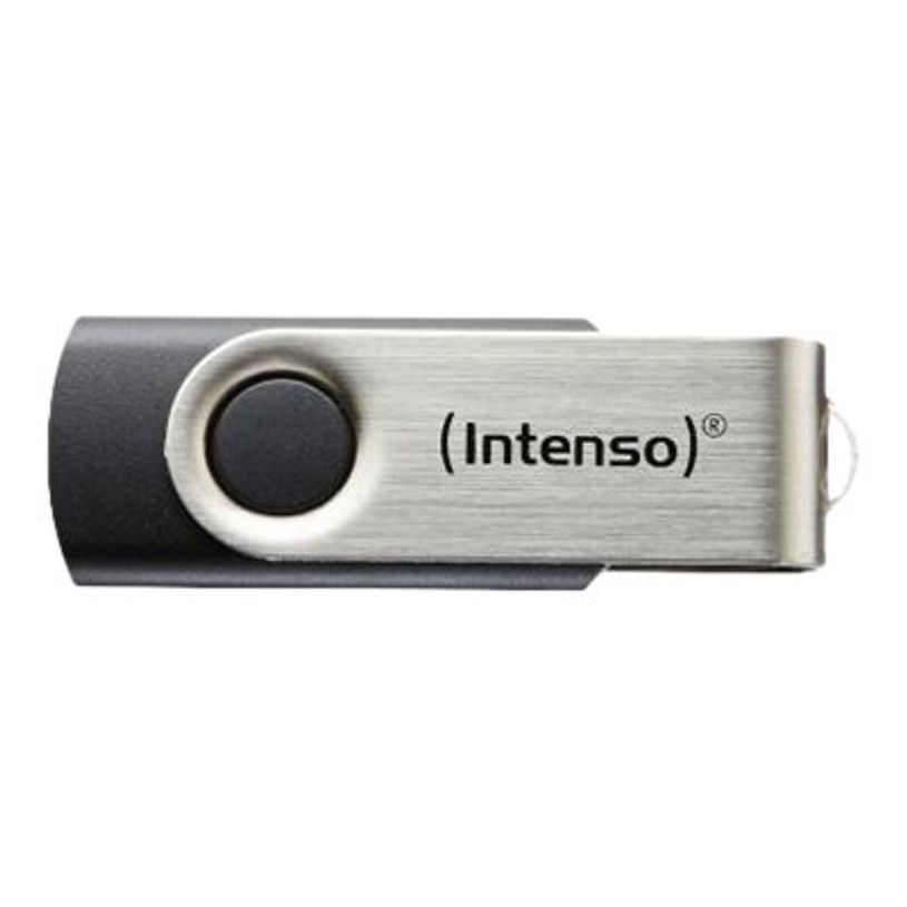 4034303022823-Intenso Basic Line - Clé USB - 64 Go - USB 2.0 - noir, argent-P_405245863_2-0