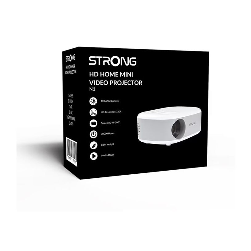 9120072375170-Strong N1 - Vidéoprojecteur - LED - portable - 120 ANSI lumens - 16:9 - blanc-P_405245886_7-7