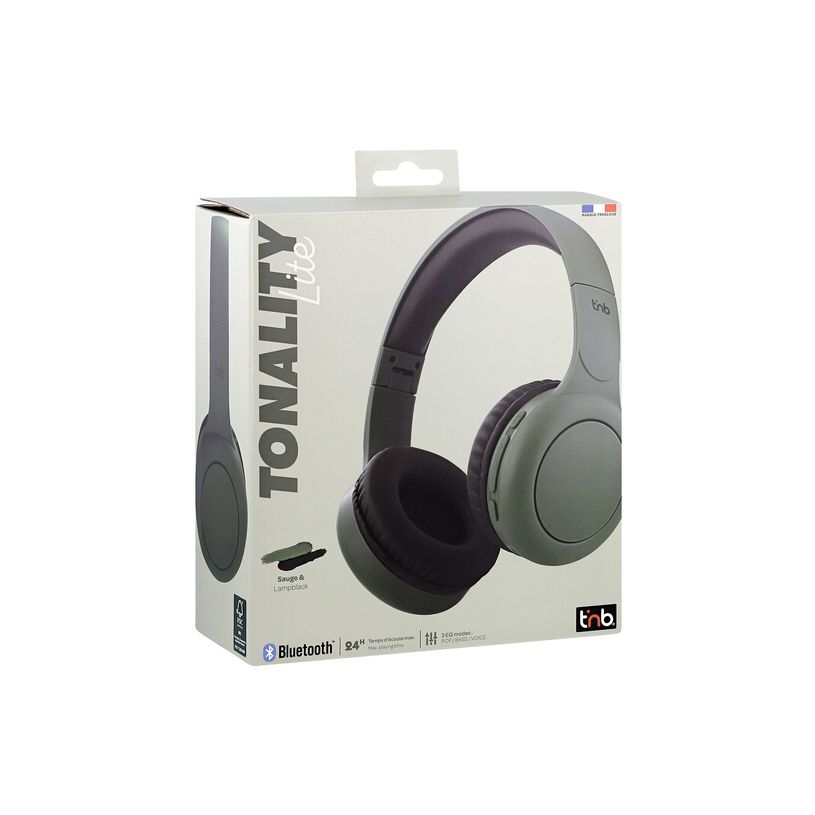 3303170117606-T'nB TONALITY - Auriculares con diadema con micro - en oreja - Bluetooth - inalámbrico, cableado - conector de-P_405245900_12-11