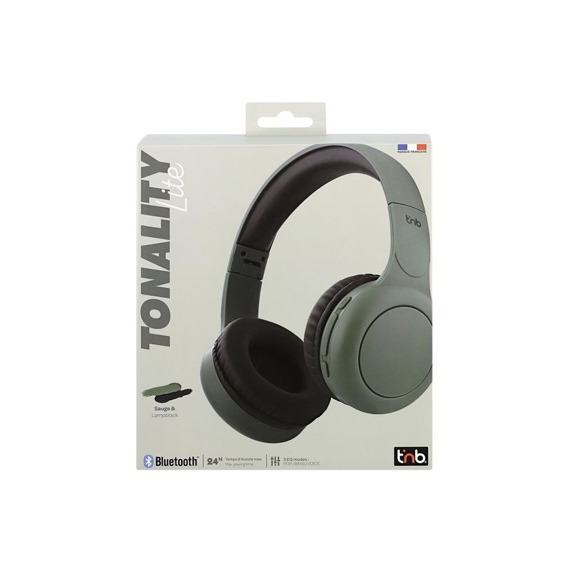 3303170117606-T'nB TONALITY - Auriculares con diadema con micro - en oreja - Bluetooth - inalámbrico, cableado - conector de-P_405245900_13-12