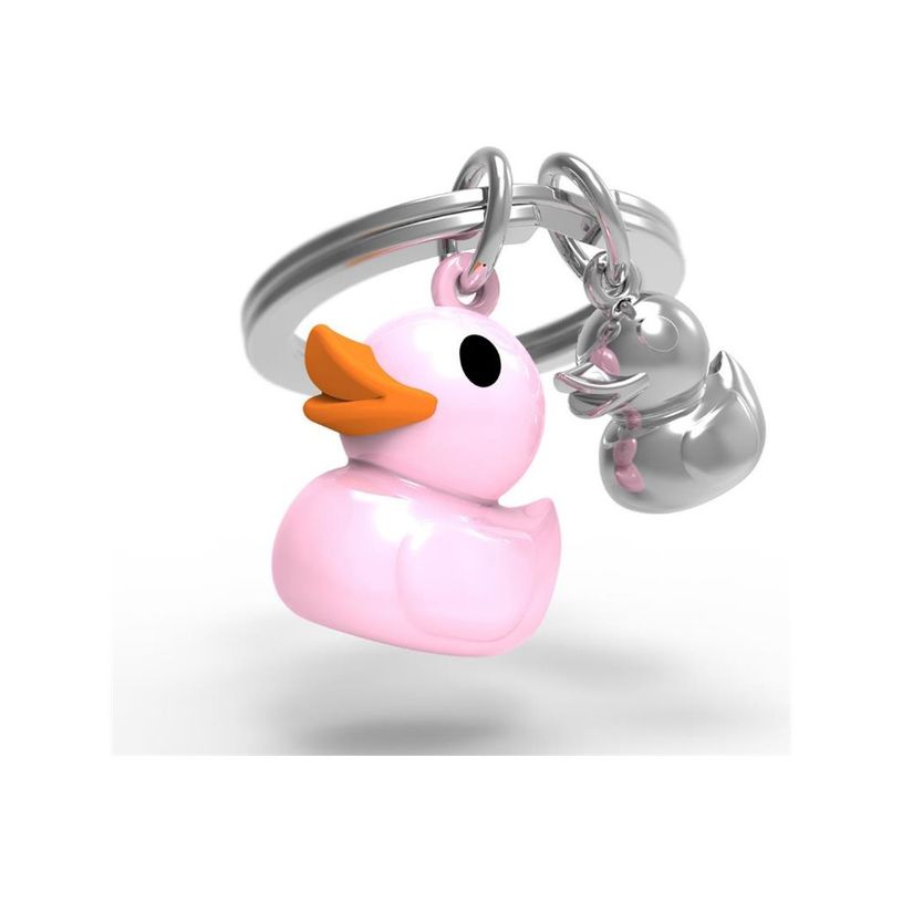 5404006036721-Metalmorphose - Porte-clés - canard rose et son petit-P_405245993_1-0