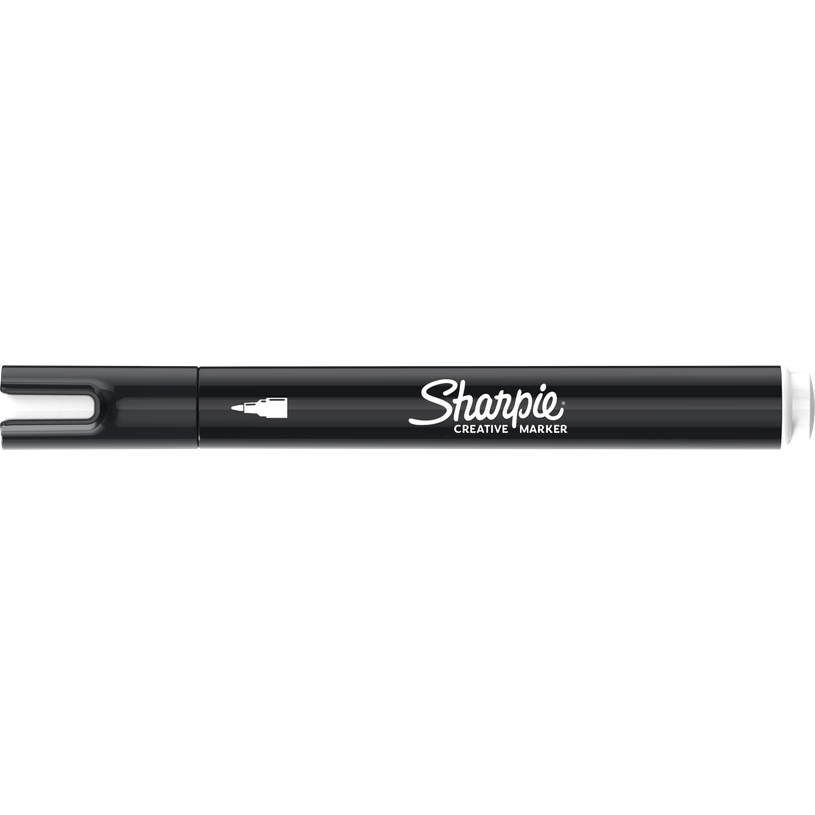 3026982055521-Sharpie Creative - Marqueur blanc - encre acrylique à base d'eau - 2.5 mm--0