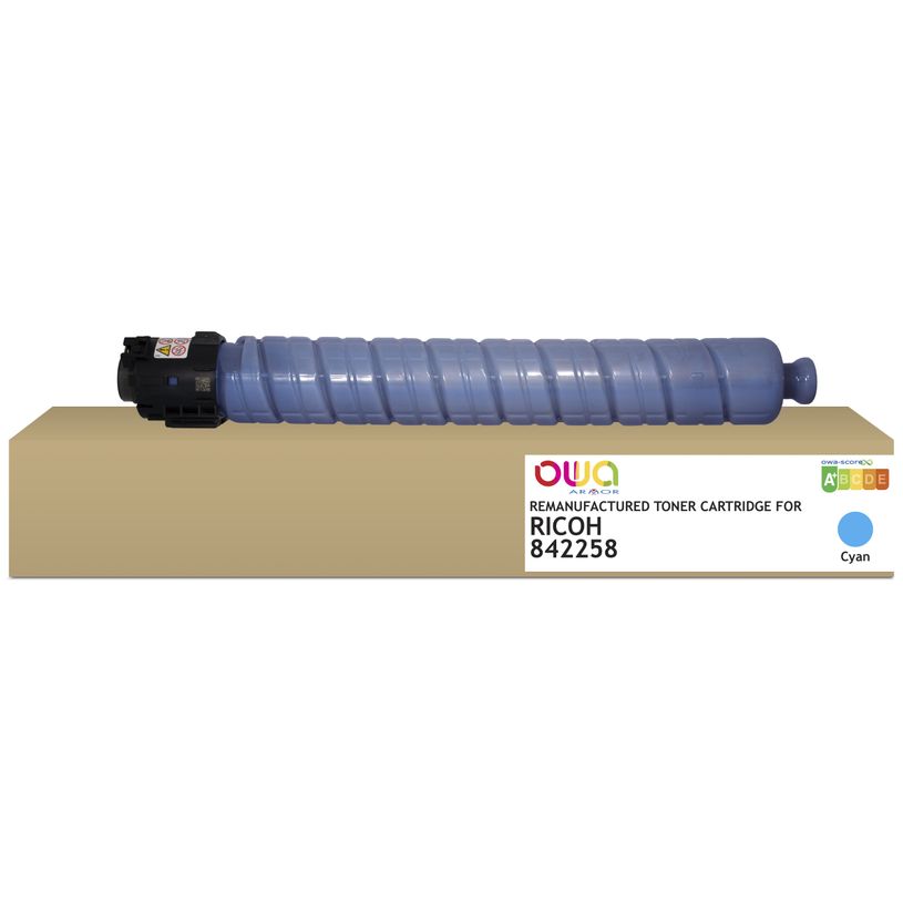 3112539934446-Cartouche laser remanufacturée Ricoh 842258 - cyan - Owa--0