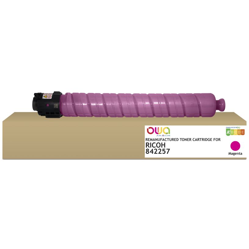 3112539934453-Cartouche laser remanufacturée Ricoh 842257 - magenta - Owa--0
