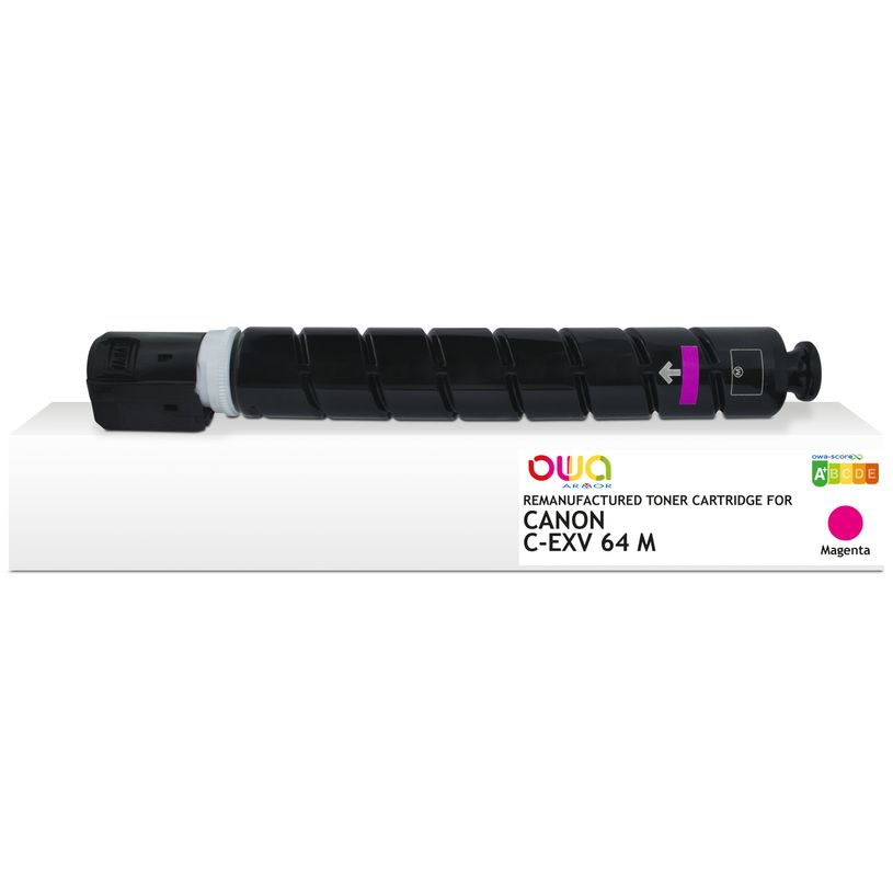 3112532827844-Cartouche laser remanufacturée Canon C-EXV64 - magenta - Owa--0