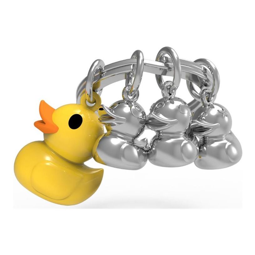 5404006037087-Metalmorphose - Porte-clés - canard jaune et son petit-P_405246013_2-1