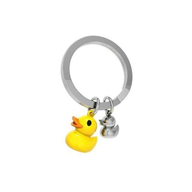 5404006037087-Metalmorphose - Porte-clés - canard jaune et son petit-P_405246013_3-3