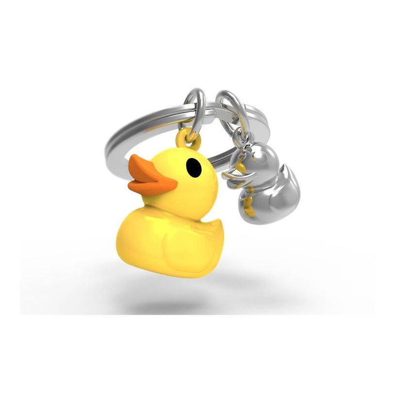 5404006037087-Metalmorphose - Porte-clés - canard jaune et son petit-P_405246013_4-2