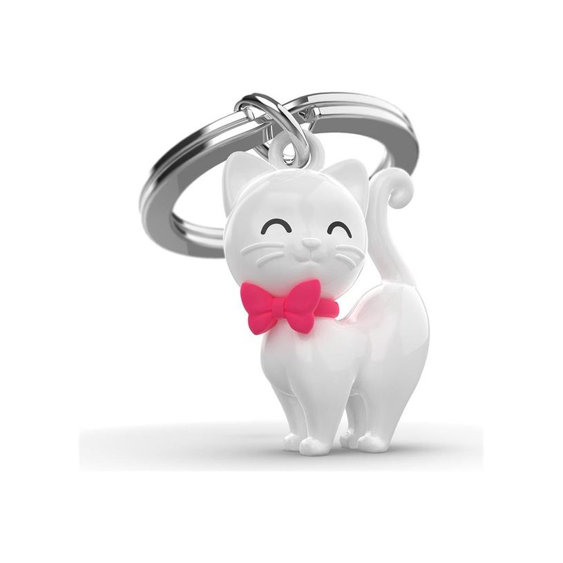 5404006061310-Metalmorphose - Porte-clés - chat blanc-P_405246036_1-0