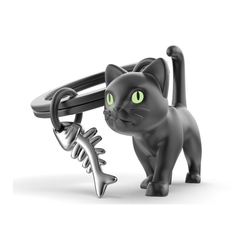 5404006061341-Metalmorphose - Porte-clés - chat noir yeux phosphorescents-P_405246041_4-1