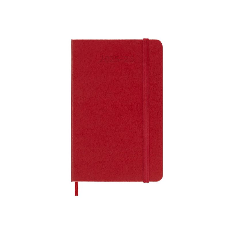 8056999275457-Moleskine Classic - Agenda semainier - 18 mois - 90 x 140 mm - couverture rouge écarlate-P_405246282_6-2