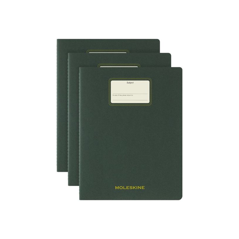 8056999276911-Moleskine Cahier - Cahier étudiant - 216 x 279 mm - couverture verte-P_405246294_8-3