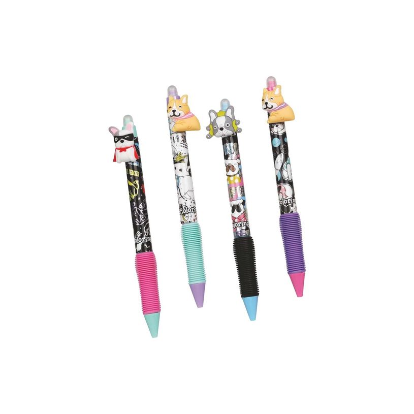 5903686380433-Colorino School - Stylo à bille effaçable chien - encre gel - bleu - avec gomme-P_405246320_3-2
