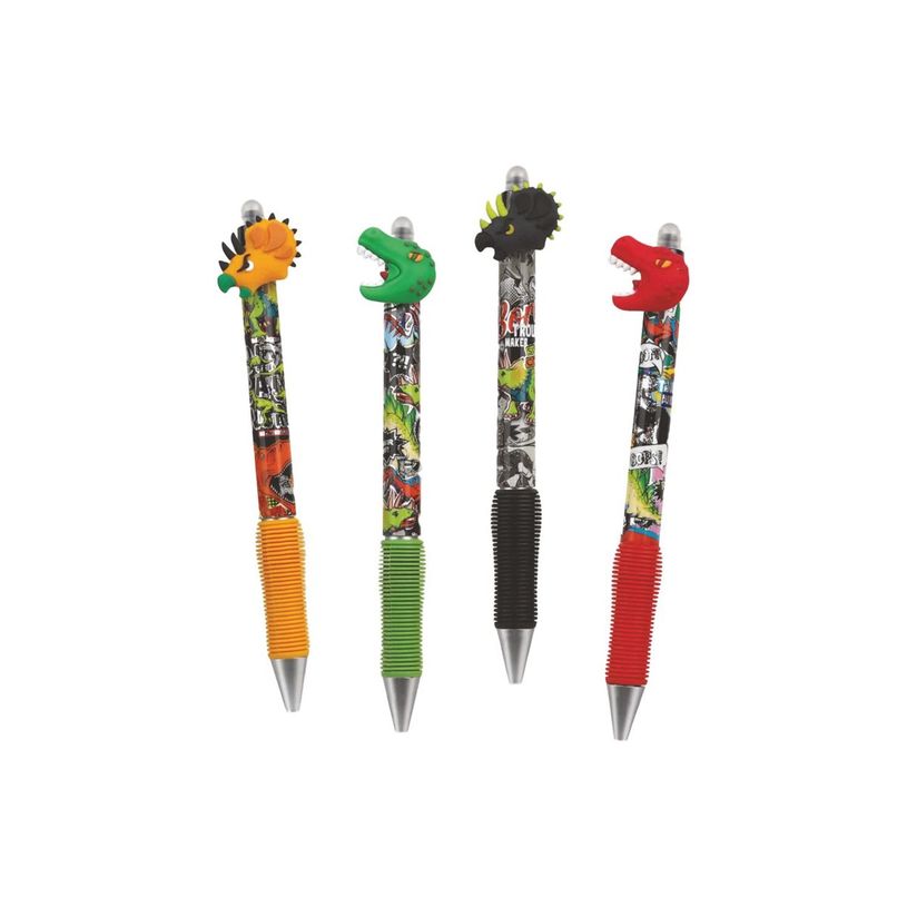 5903686380495-Colorino School - Stylo à bille effaçable dinosaures - encre gel - bleu - avec gomme-P_405246325_2-2