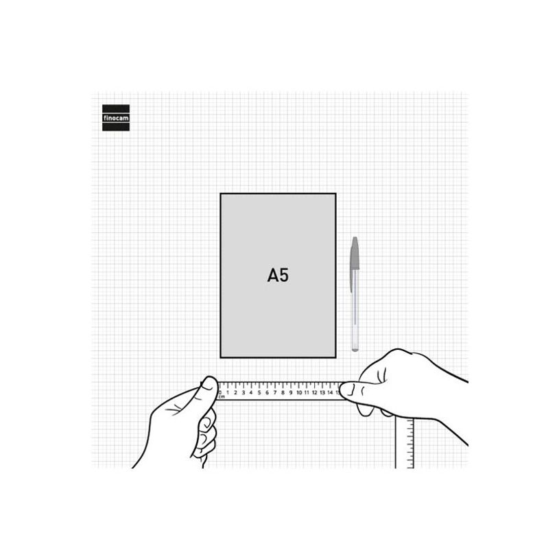 8422952393283-Finocam Nexo - Cahier de notes - A5 (148 x 210 mm) - 72 feuilles / 144 pages - papier blanc cassé - pointillé - couvert-P_405246420_4-7