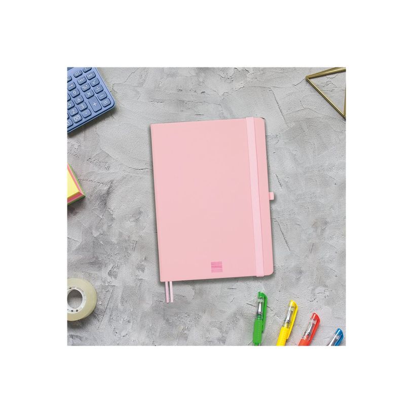 8422952393245-Finocam Nexo - Cahier de notes - A5 (148 x 210 mm) - 72 feuilles / 144 pages - papier blanc cassé - pointillé - couver-P_405246424_4-5