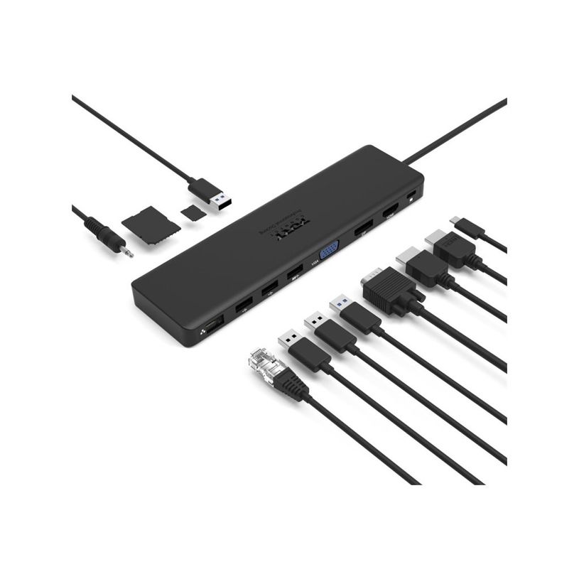 3567042030305-PORT connect TRIPLE SCREEN TRAVEL - Station d'accueil - USB-C 3.1 Gen 2 - DP, HDMI, VGA - -P_405246528_1-8