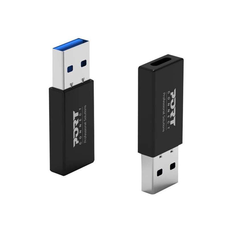 3567049001544-PORT Designs - Adaptateur USB - USB type A (M) pour 24 pin USB-C (F) - USB 3.1 Gen 1 (pack-P_405246529_4-0