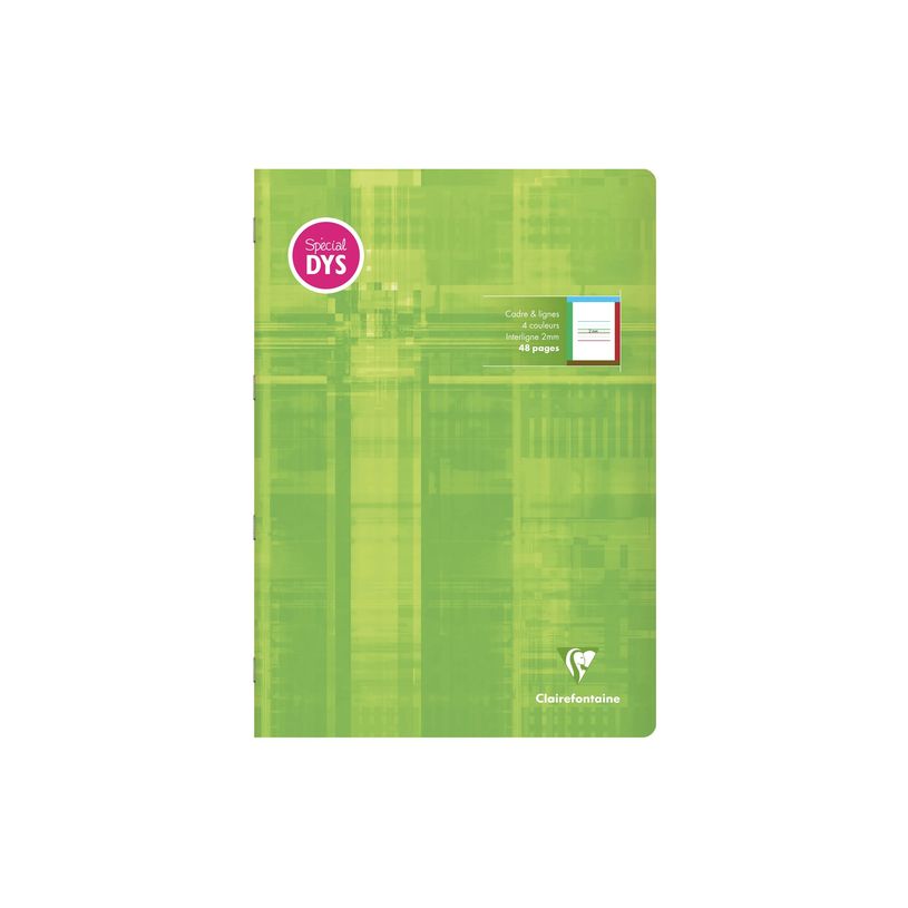 3329680361285-Clairefontaine - Cahier de notes - agrafé - A4 (210 x 297 mm) - 24 feuilles / 48 pages - papier blanc - règlé - couv-P_405246562_4-1