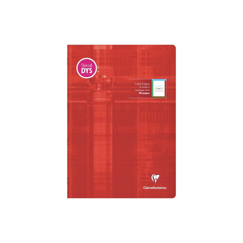 3329680361285-Clairefontaine - Cahier de notes - agrafé - A4 (210 x 297 mm) - 24 feuilles / 48 pages - papier blanc - règlé - couv-P_405246562_7-2