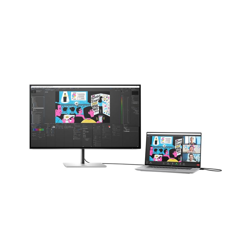 0197498471358-HP 732pk - Series 7 Pro - écran LED - 32" (31.5" visualisable) - 3840 x 2160 4K @ 60 Hz - IPS Black - 400 cd/m² - 2000:1 - HDR400 - 5 ms - Thunderbolt 4, -P_405246676_62-23