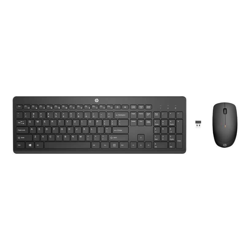 0198122958023-HP 235 - Ensemble clavier et souris - full size - sans fil - 2.4 GHz - noir-P_405246685_3-1